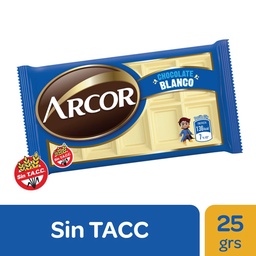 Chocolate Arcor 25g -blanco-