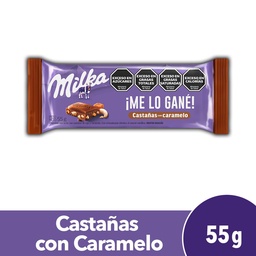 Chocolate Milka -Castañas c/caramelo- 55g