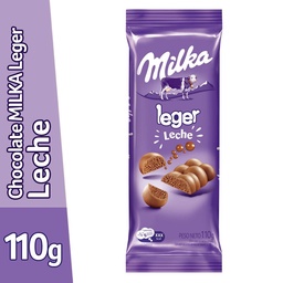 Chocolate Milka Leger 110G -leche-