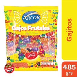 Caramelos Arcor Gajos Frutales x 485g