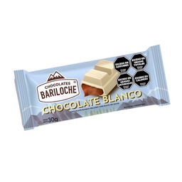 Chocolate Bariloche x 30g - blanco ddl