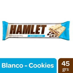 Chocolate Hamlet 43g -blanco y cookies-