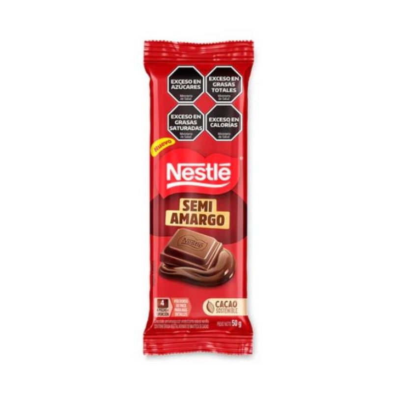 Chocolate Nestle Semi amargo  x 50g