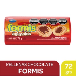 Formis 72g -chocolate y leche-