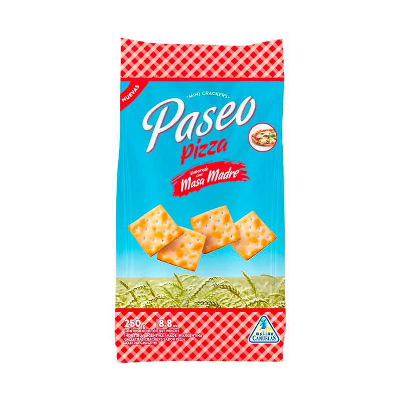 Mini Crackers Paseo PIZZA x 250g