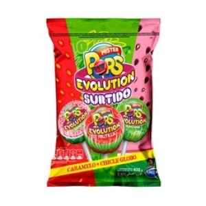 Chupetin Mister Pops evolution surtido x 24 unid