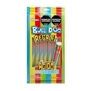 Regaliz BULLDOG Acido TUTTI FRUTTI x 75g